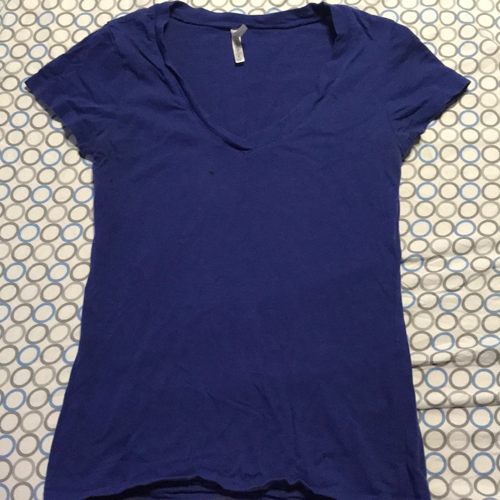 Blue v neck